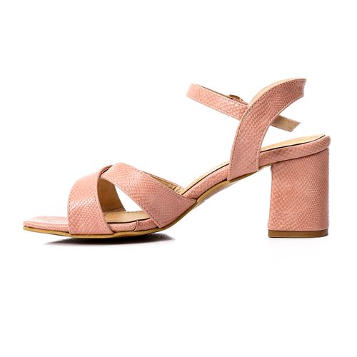 Criss Cross Heeled Sandal