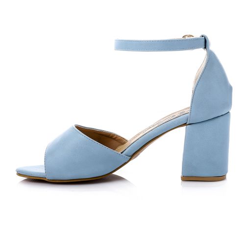 Round Toe Heeled Sandal