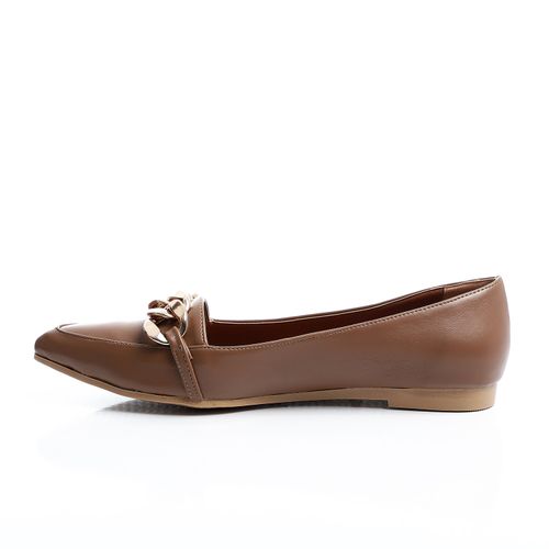 Coffee Golden Chain Ballerina