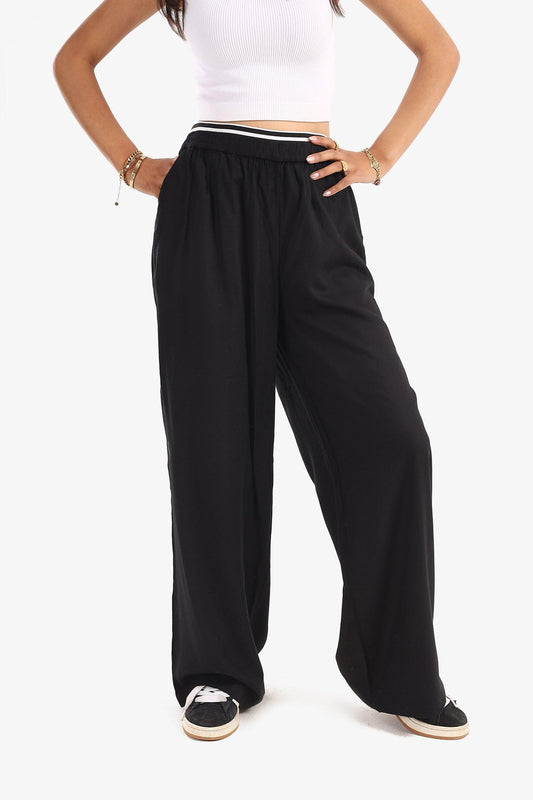 Color Block Wide Leg Pants