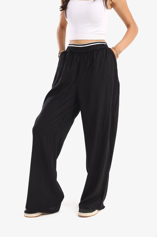 Color Block Wide Leg Pants