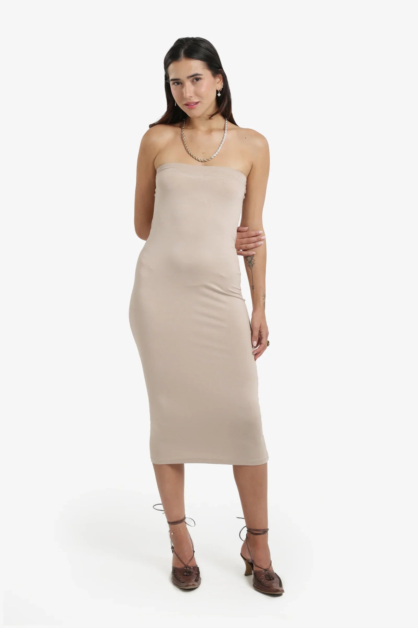 Strapless Slim Dress