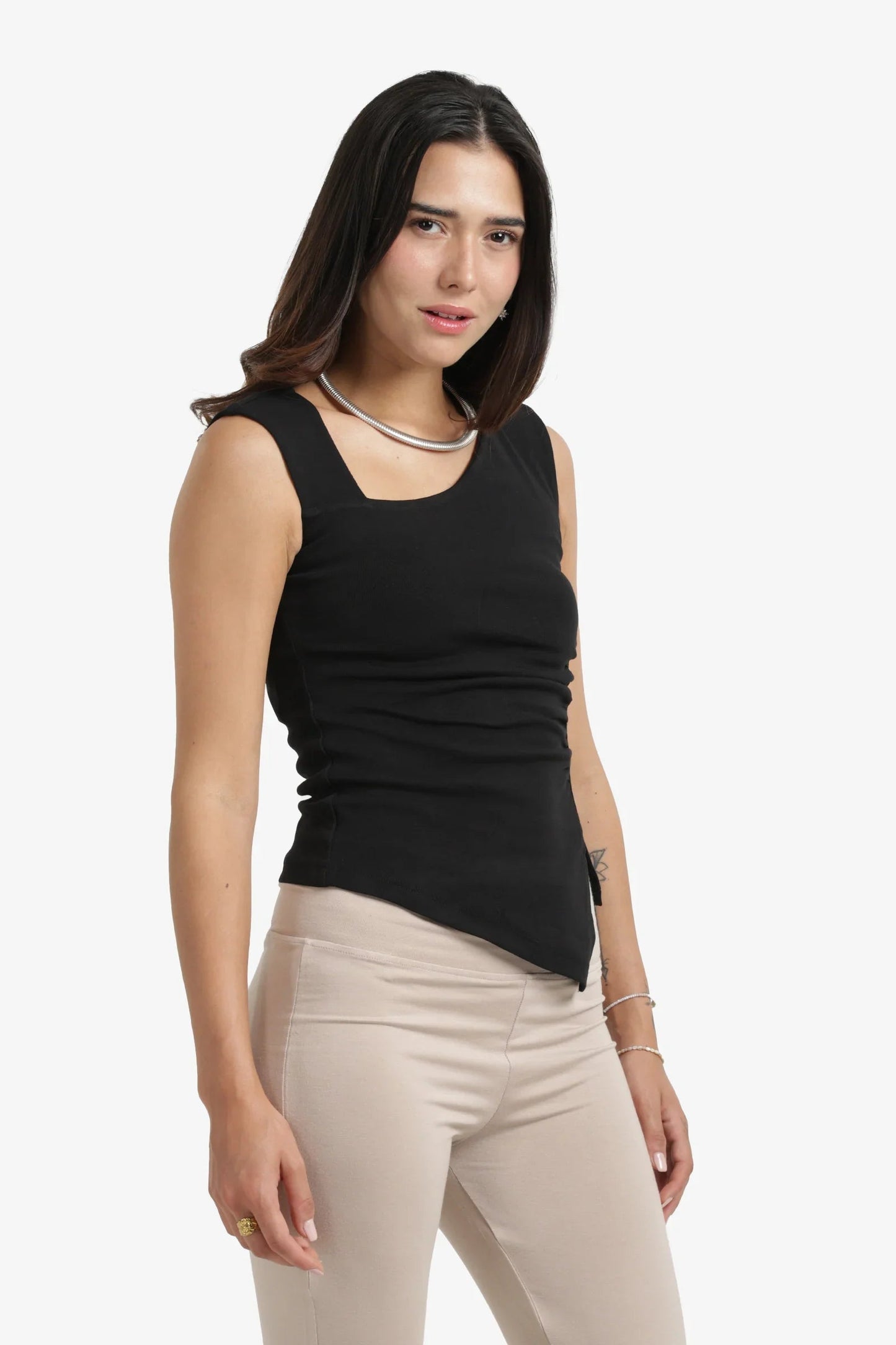Asymmetrical Neck Top