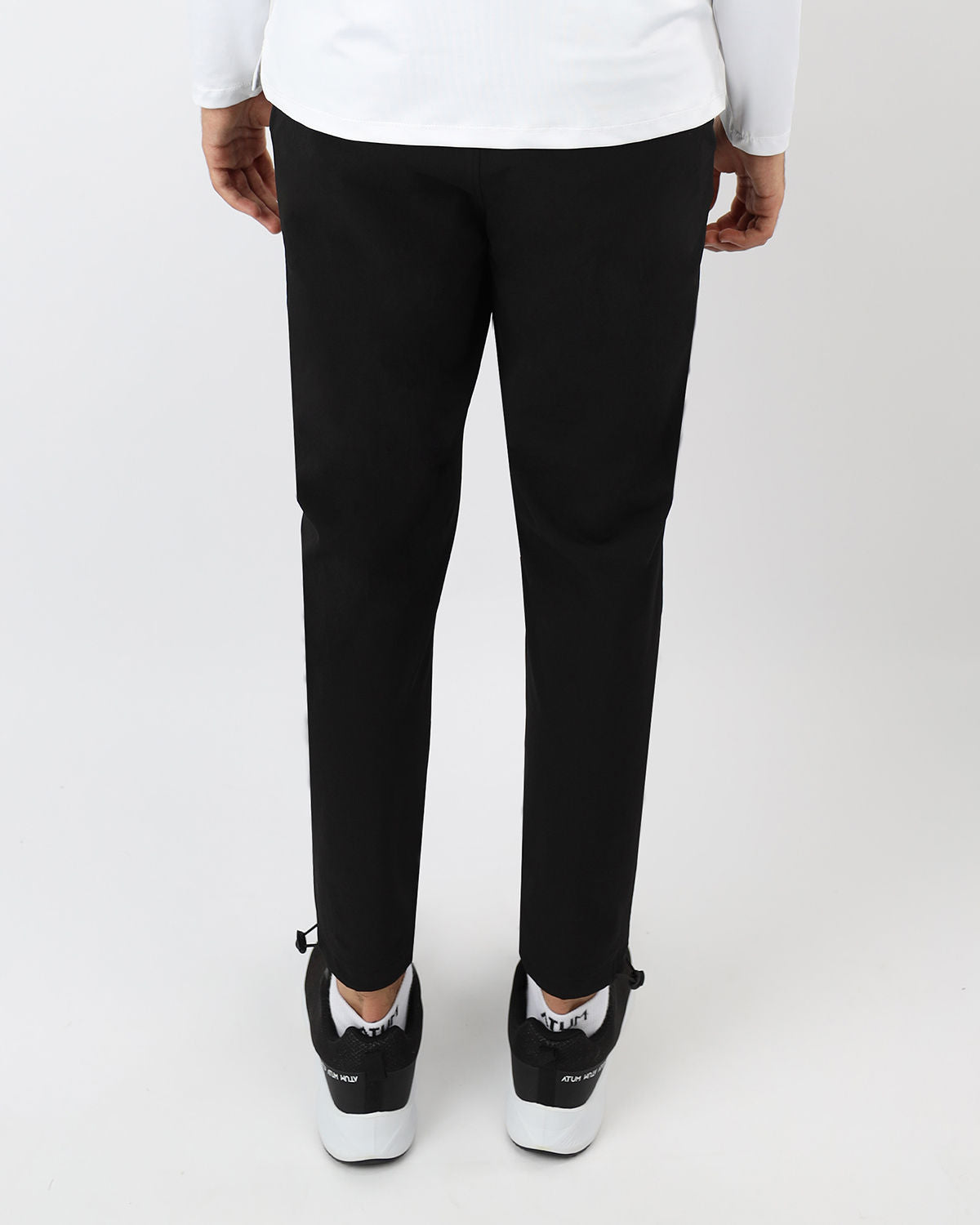 Black Slim-Fit Jogger Pants
