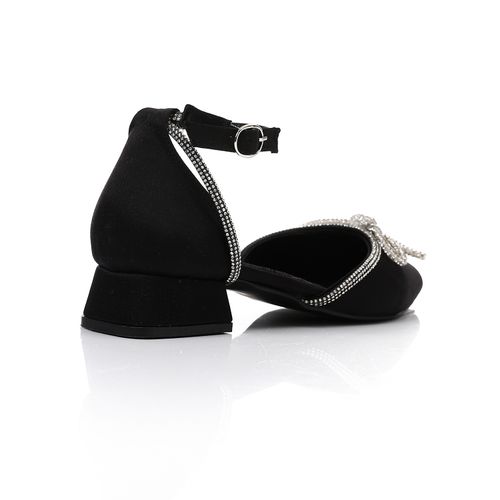 Fashionable Strass Strap Heeled Shoes