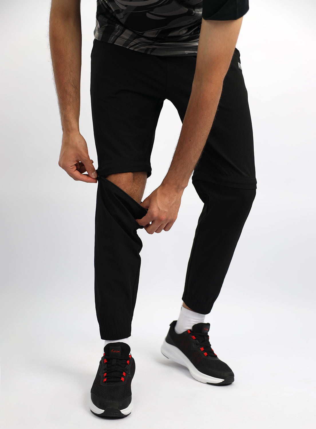 Black Adjustable Pants/Shorts