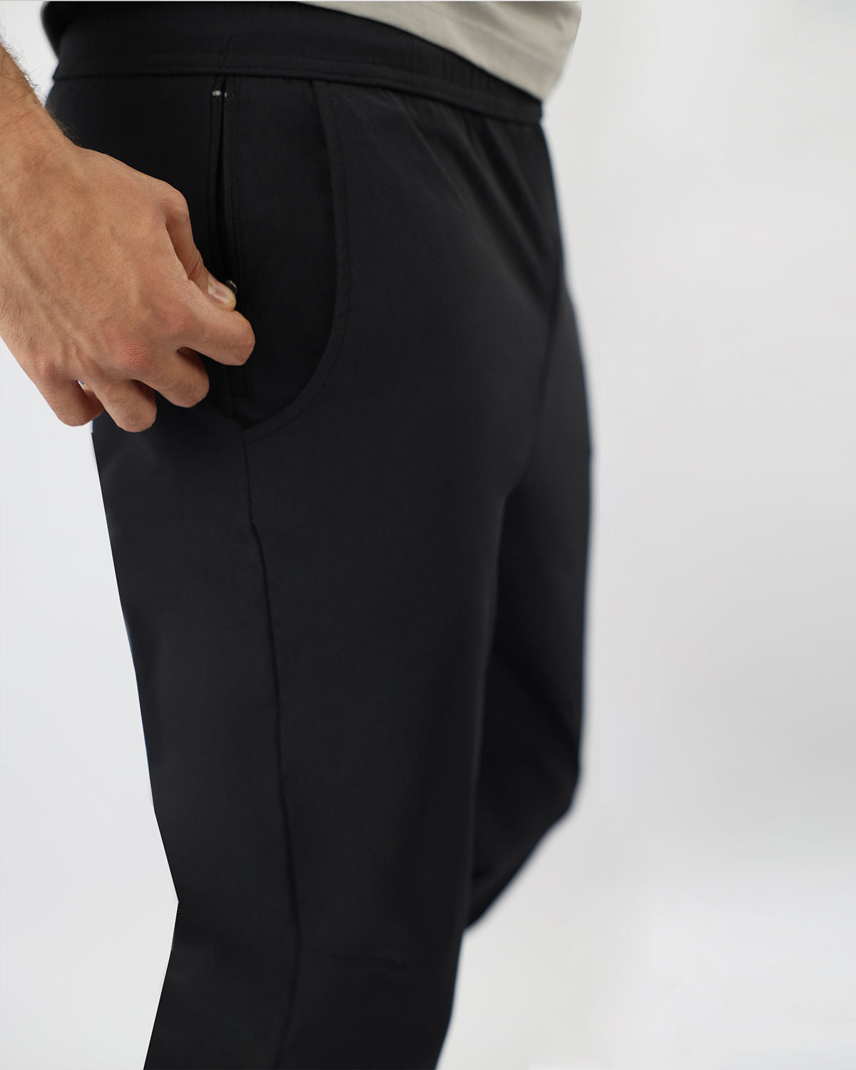 Midnight Blue Slim-Fit Jogger Pants
