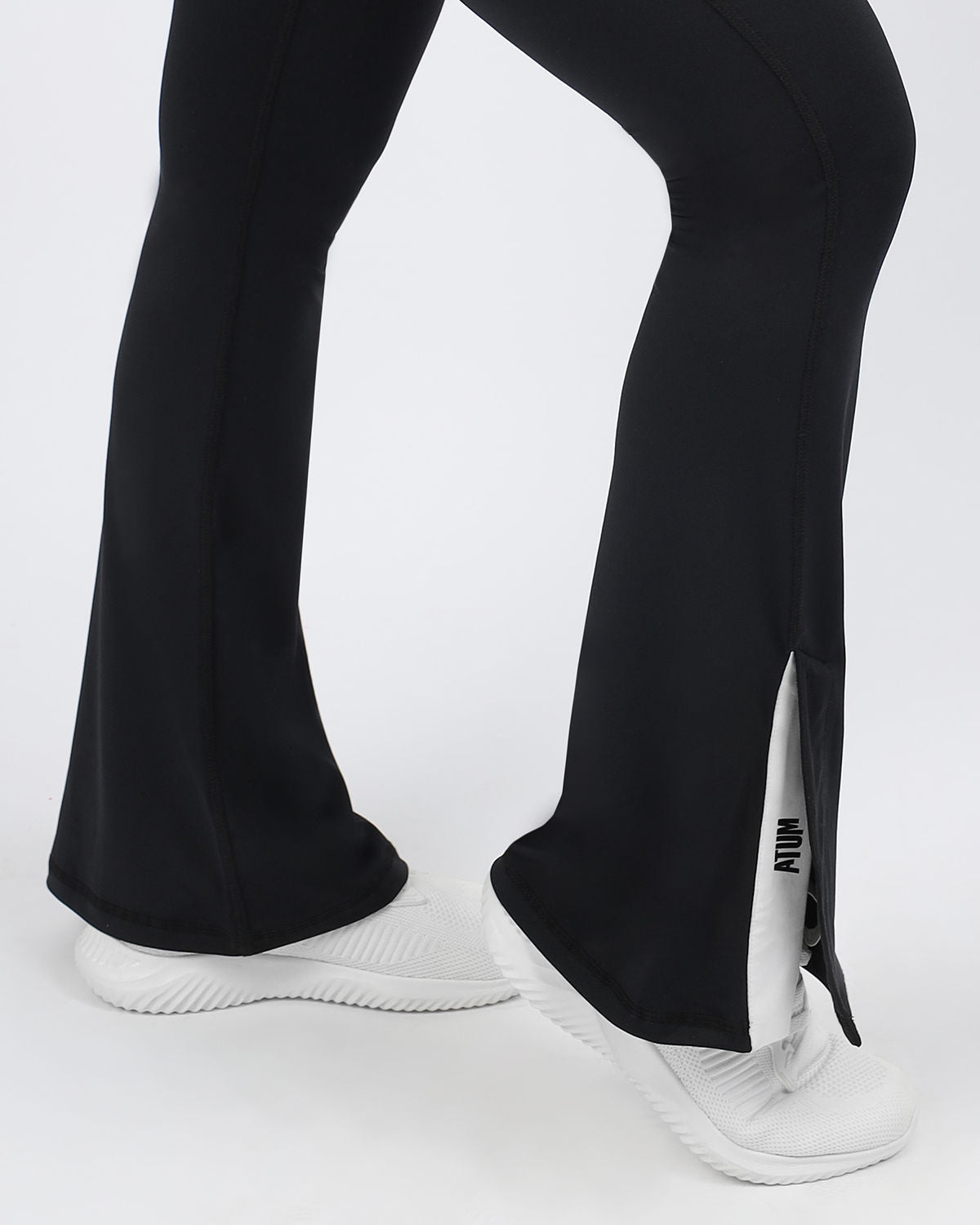 Black Side Slit Yoga Pants