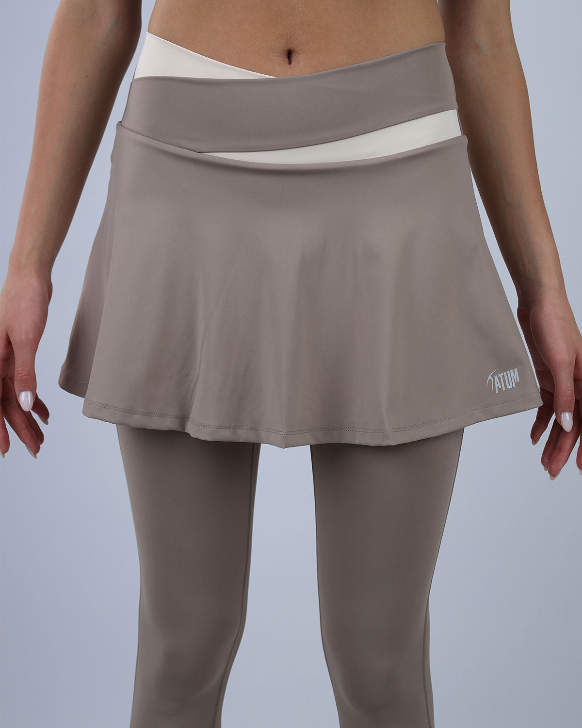 Coffee Flexi Flair Skirted Leggings