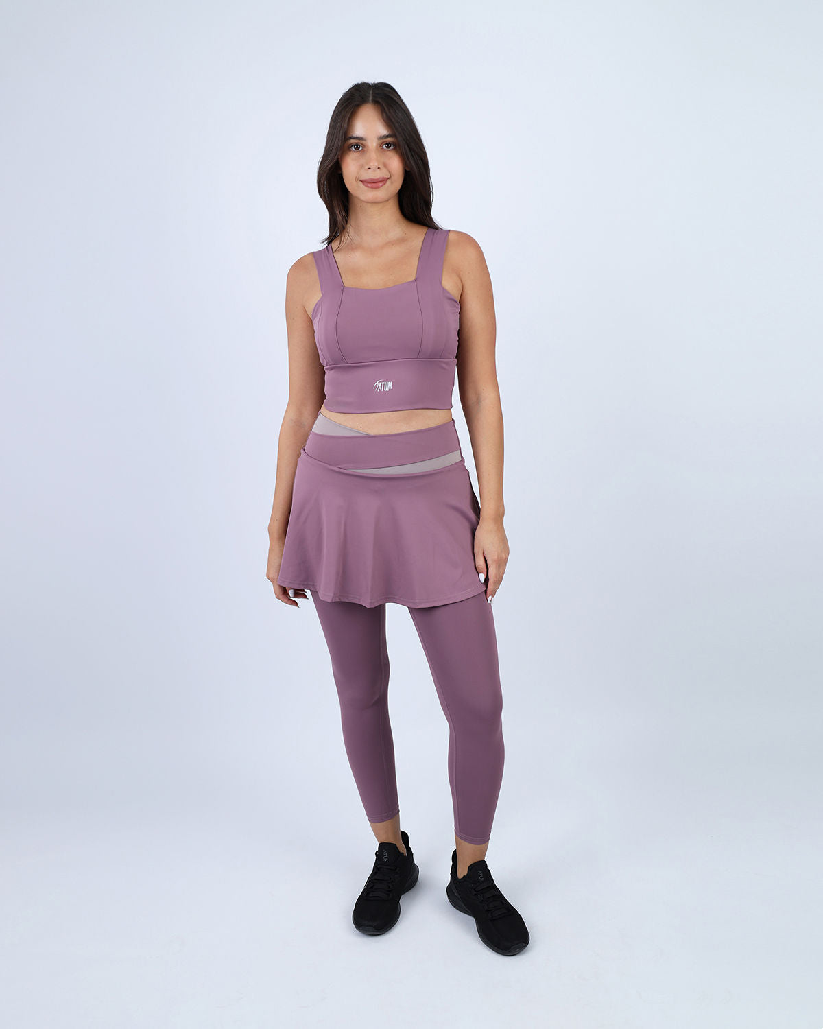 Dusty Purple Flexi Flair Skirted Leggings