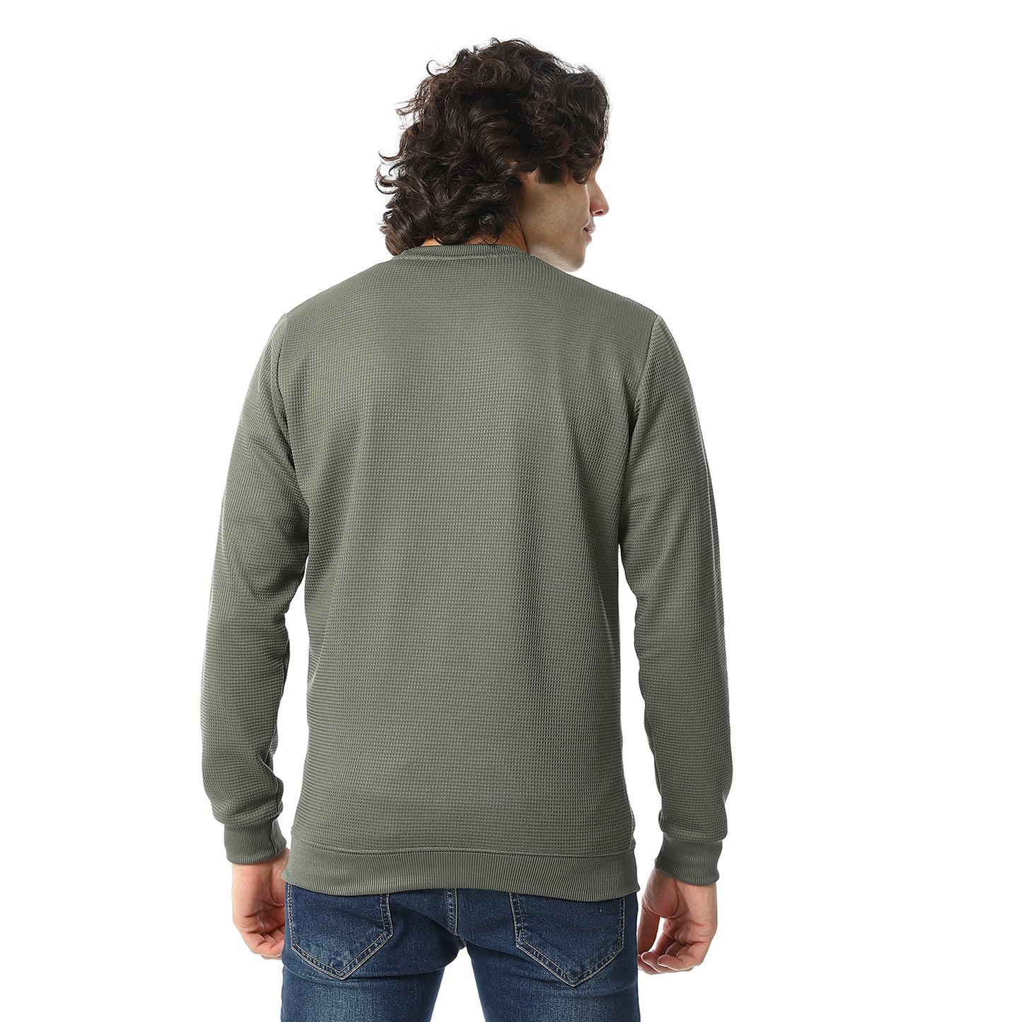 Knitted Casual Pullover - بلوفر محبوك كاجوال
