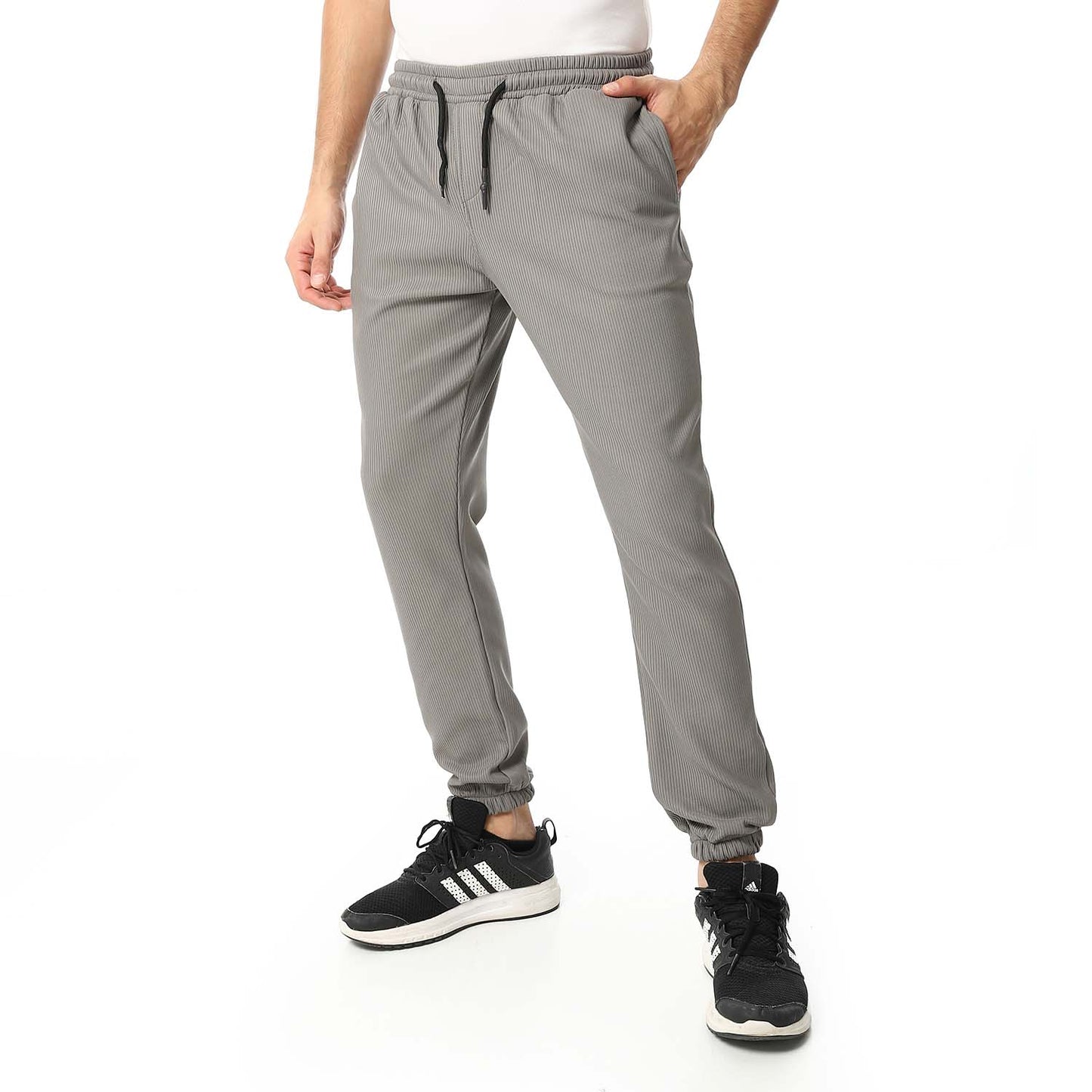 Regular Elastic Waist Sweatpants