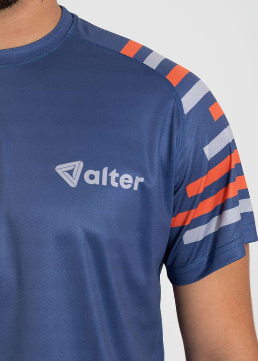 تي شيرت رياضي برقبة دائرية من Alter Navy