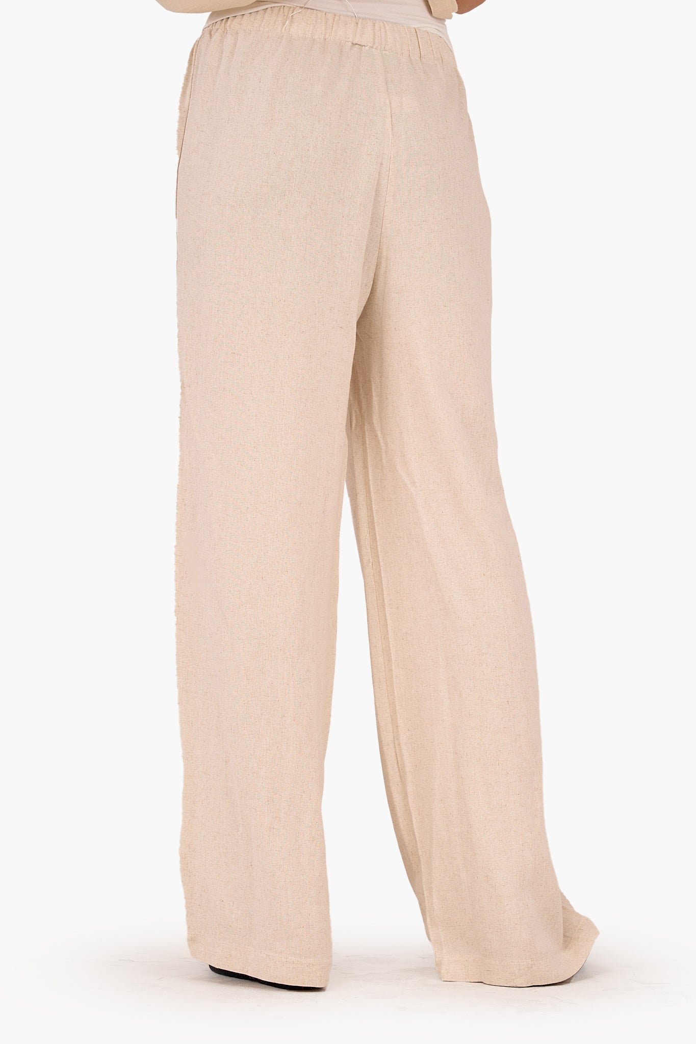 Mid Elastic Waist Pants