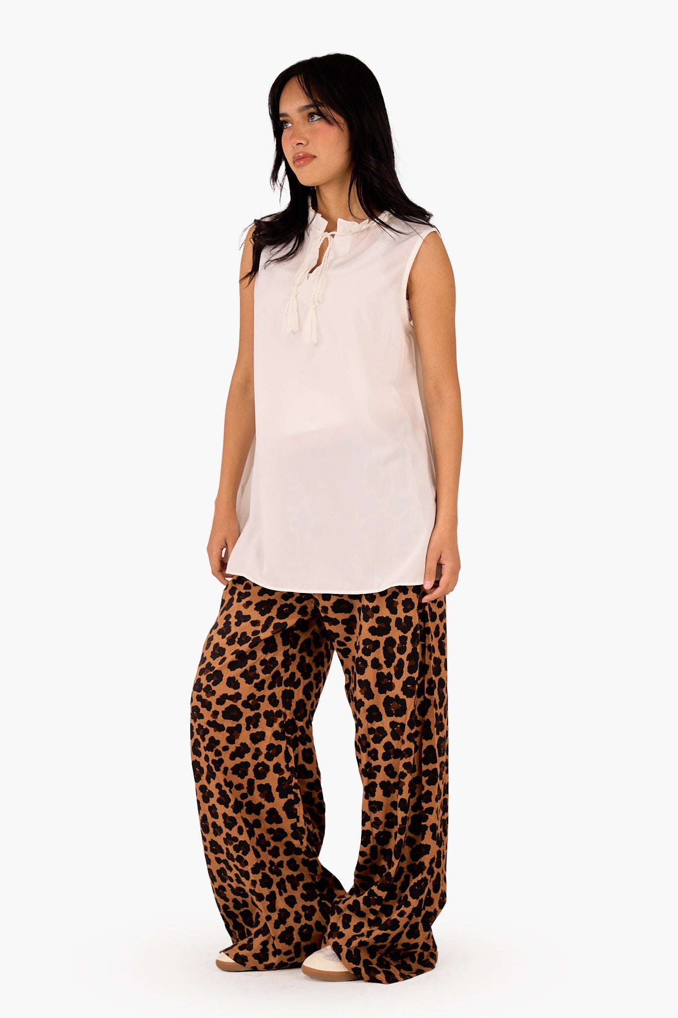 Tencel Sleeveless Blouse