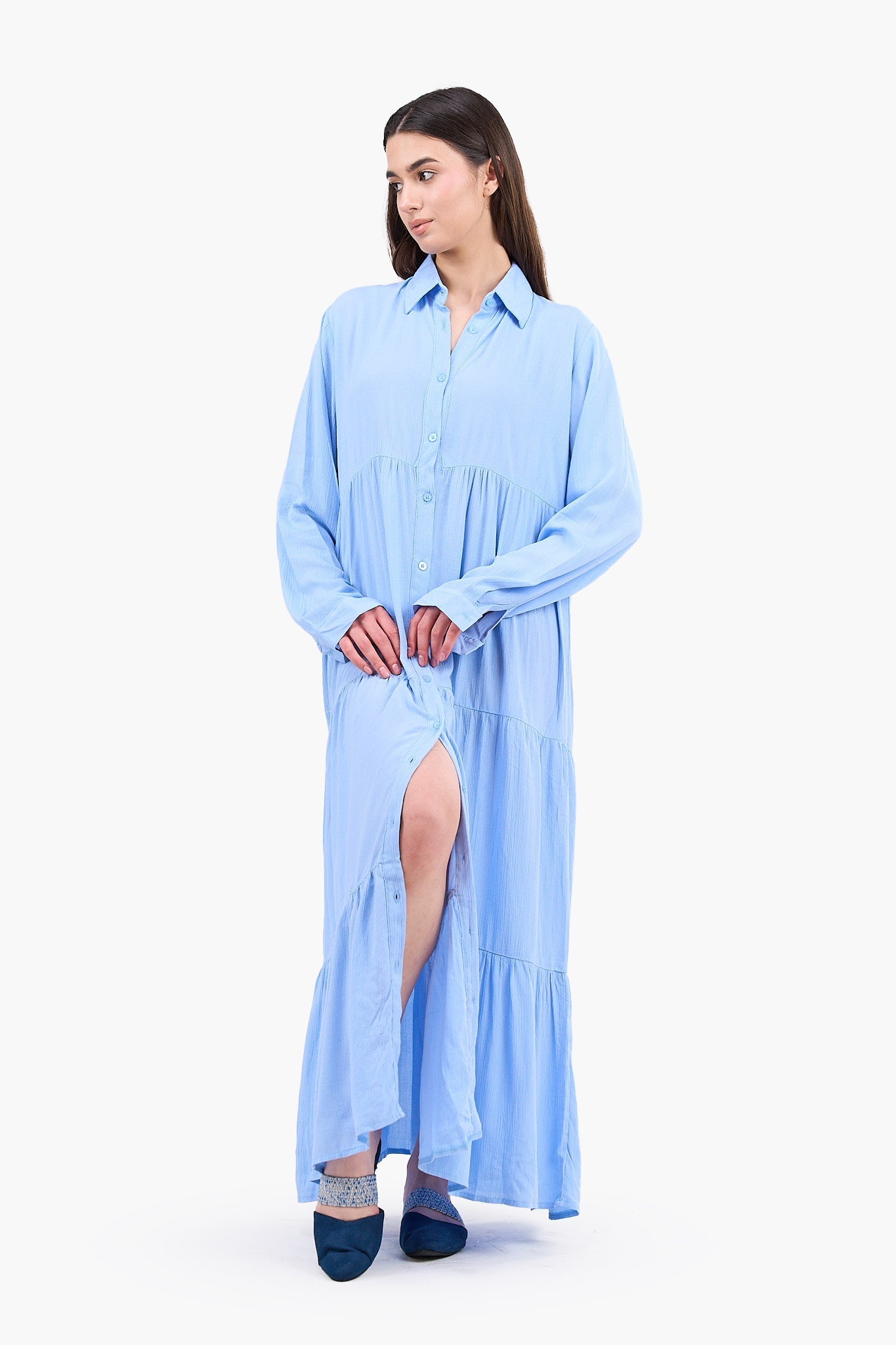 فستان كلاسيكي مريح