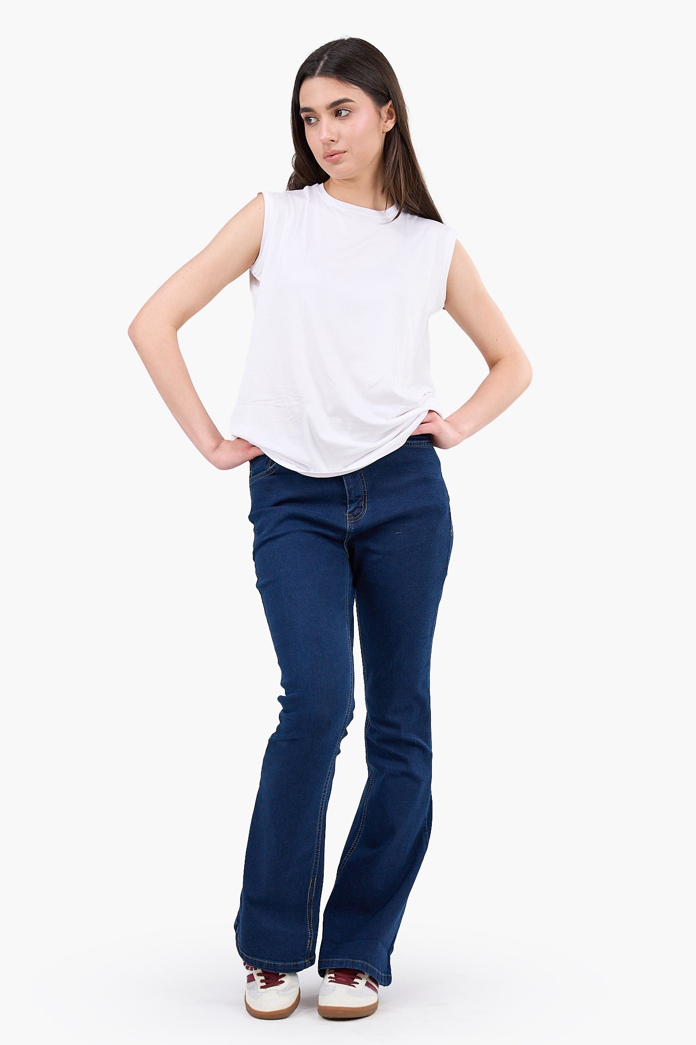 Sleeveless Viscose T-Shirt