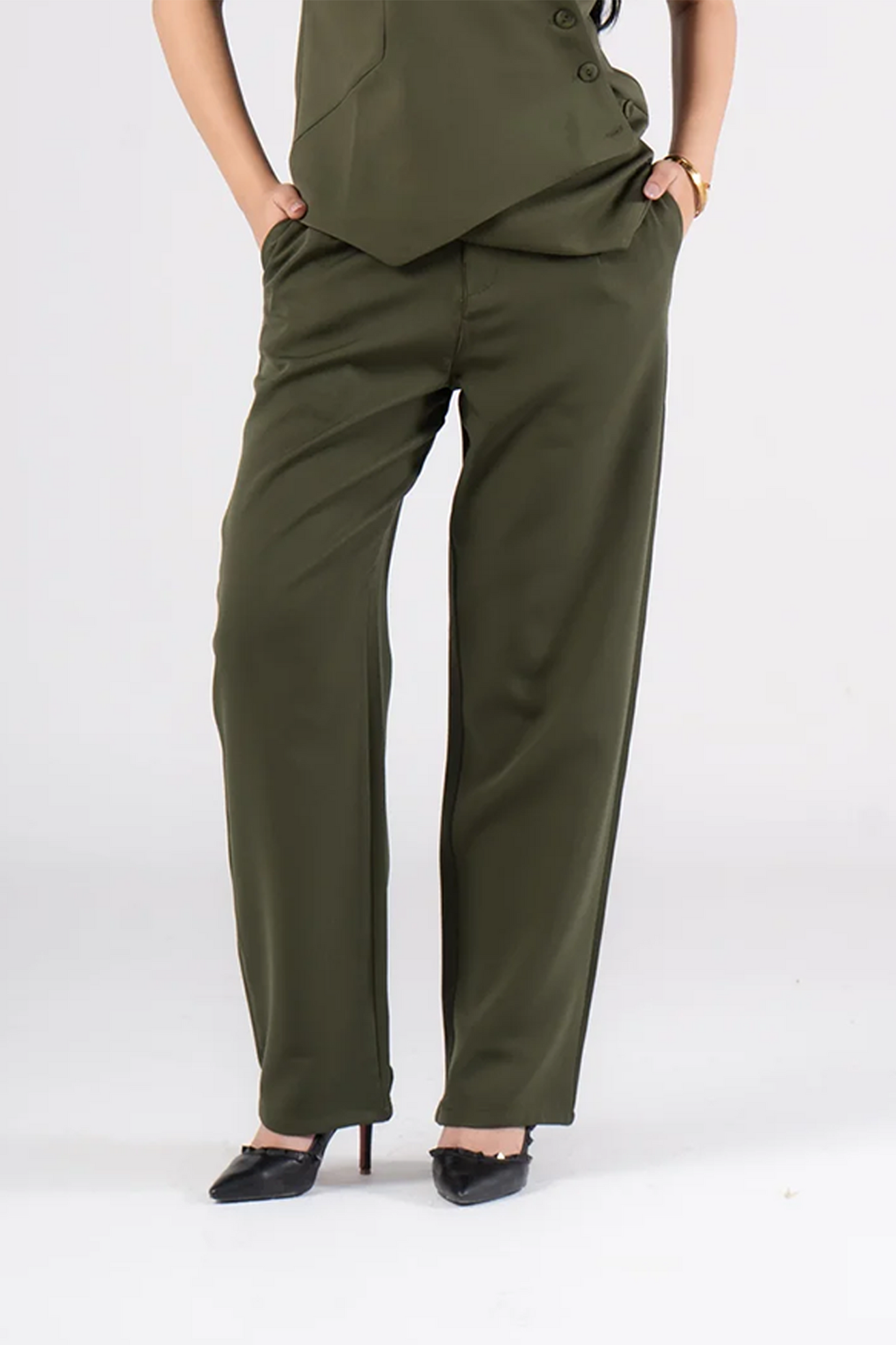 Olive Formal Pant