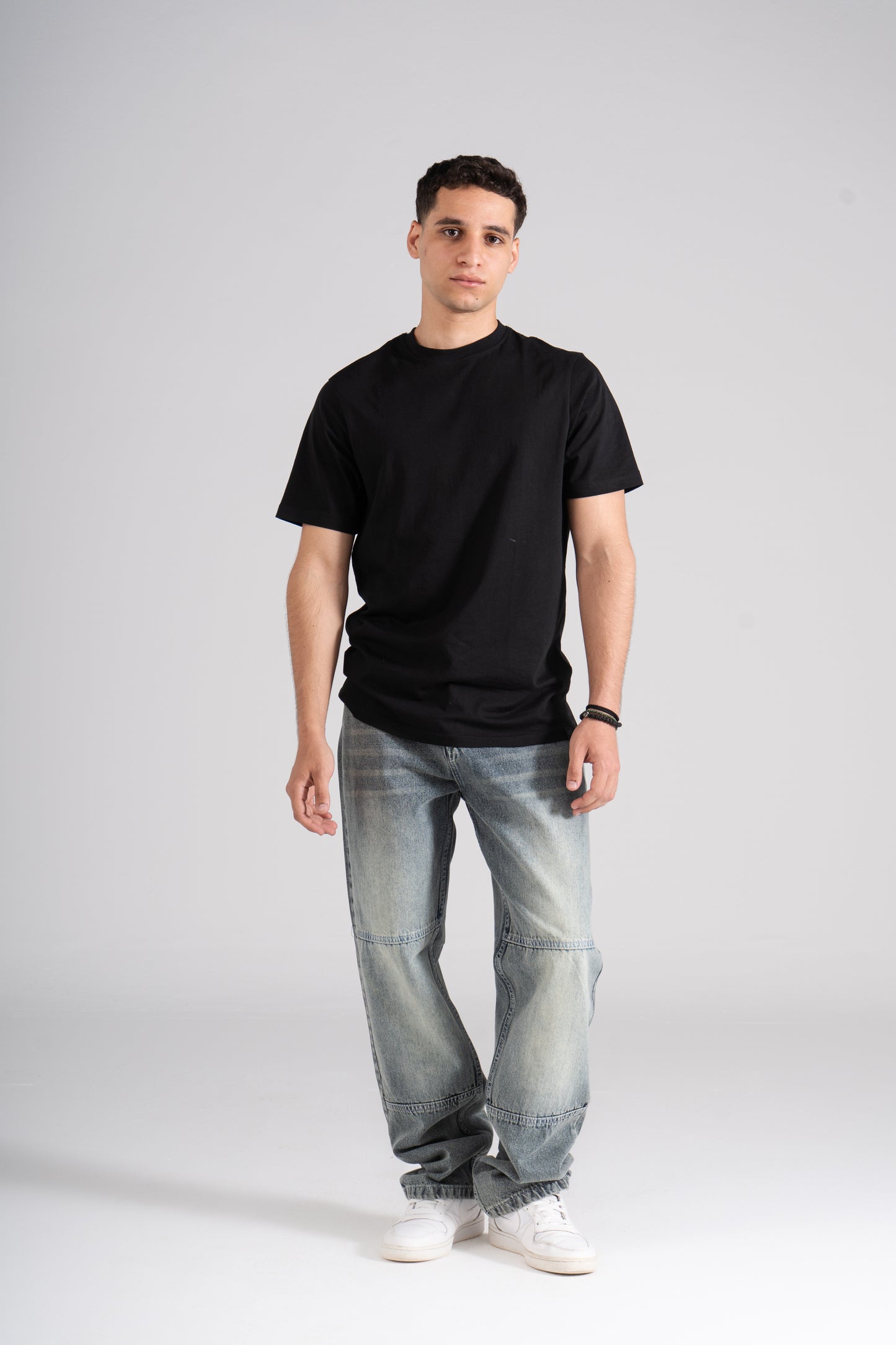 Gray Baggy Fit Jeans