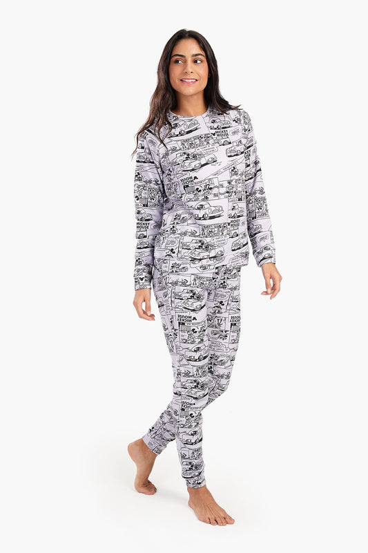 طقم بيجامة ميكي ماوس النحيف