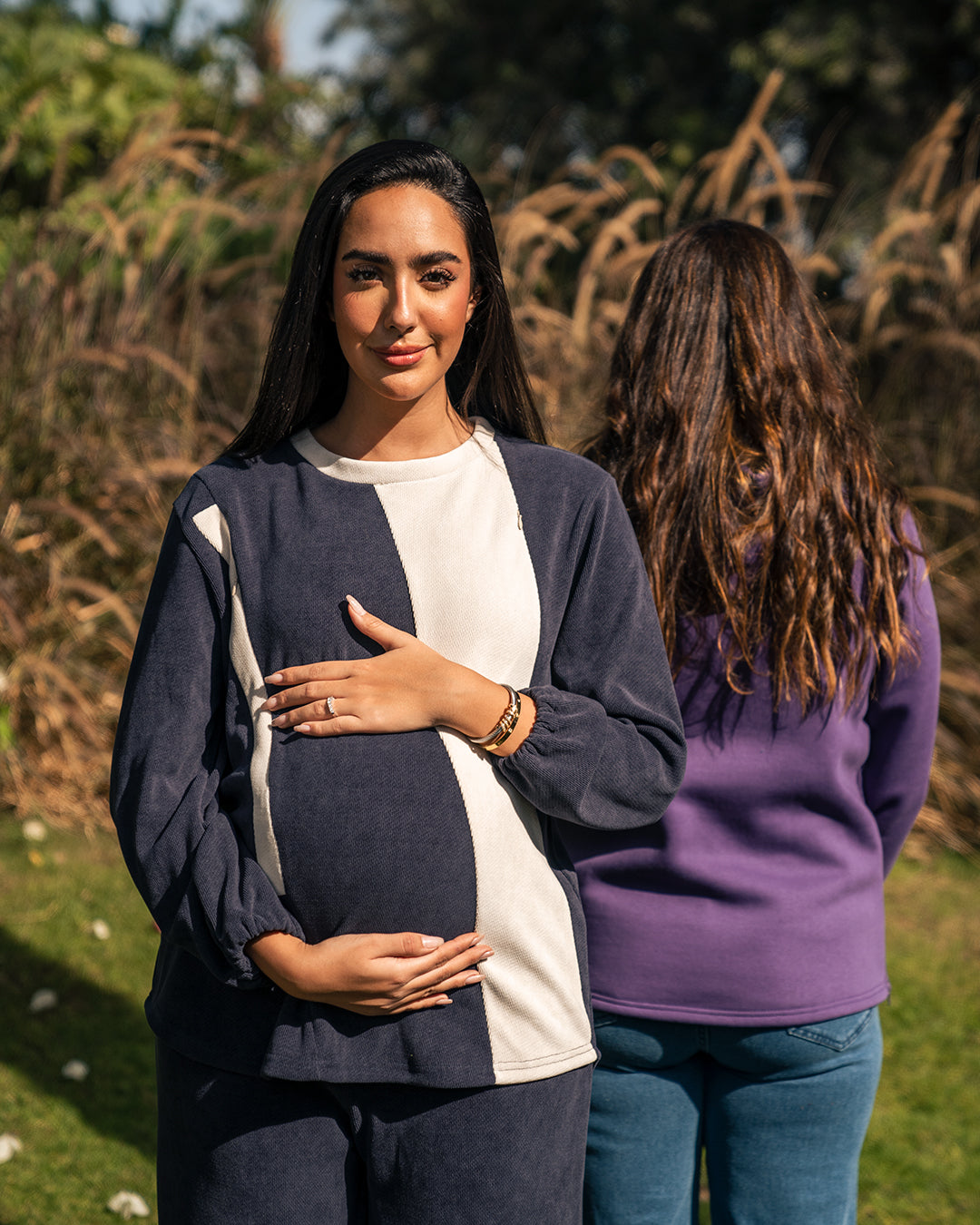 Twin Rivers Nursing & Maternity Oversized Top