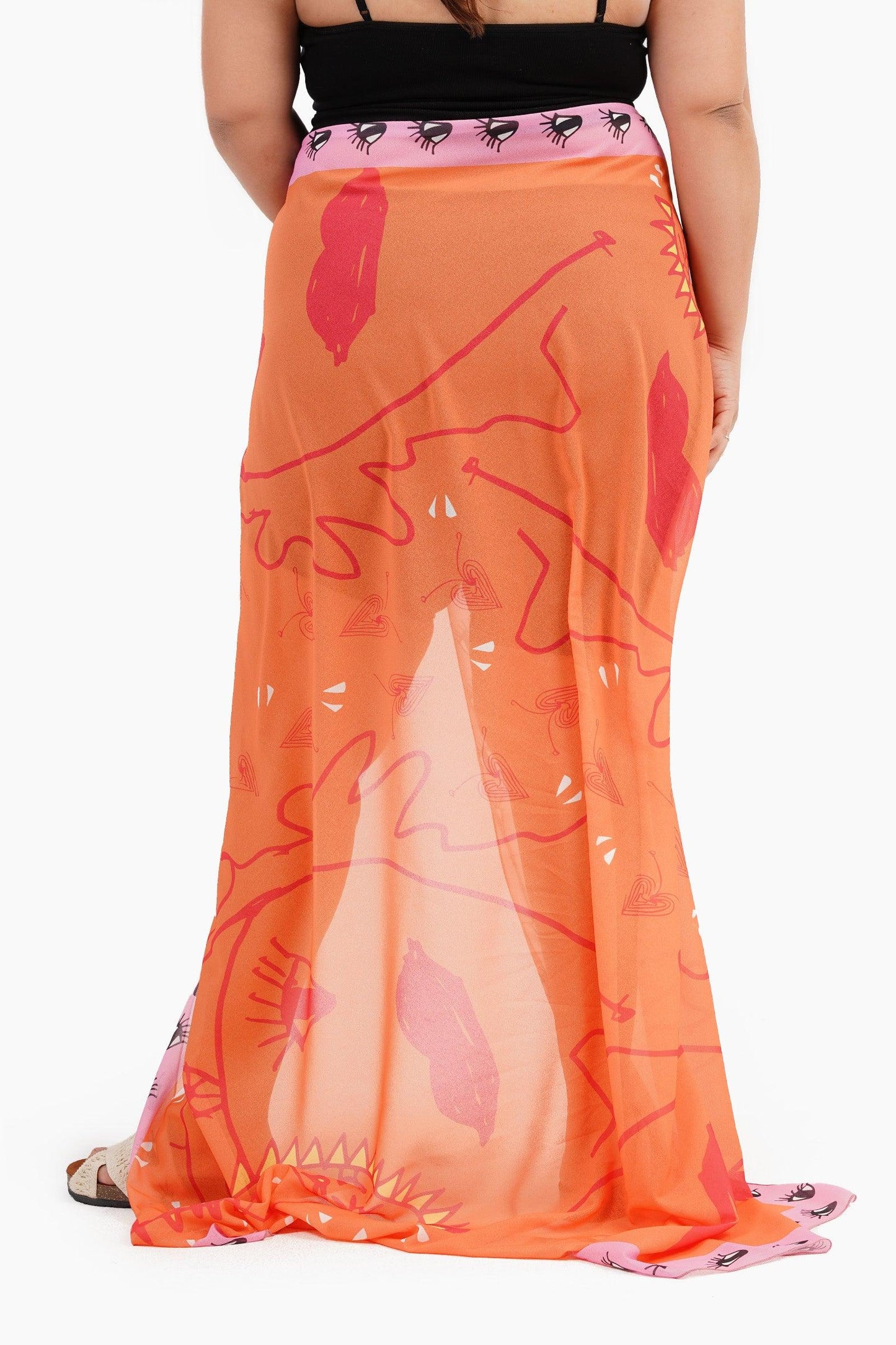 Chiffon Beach Cover-up Skirt