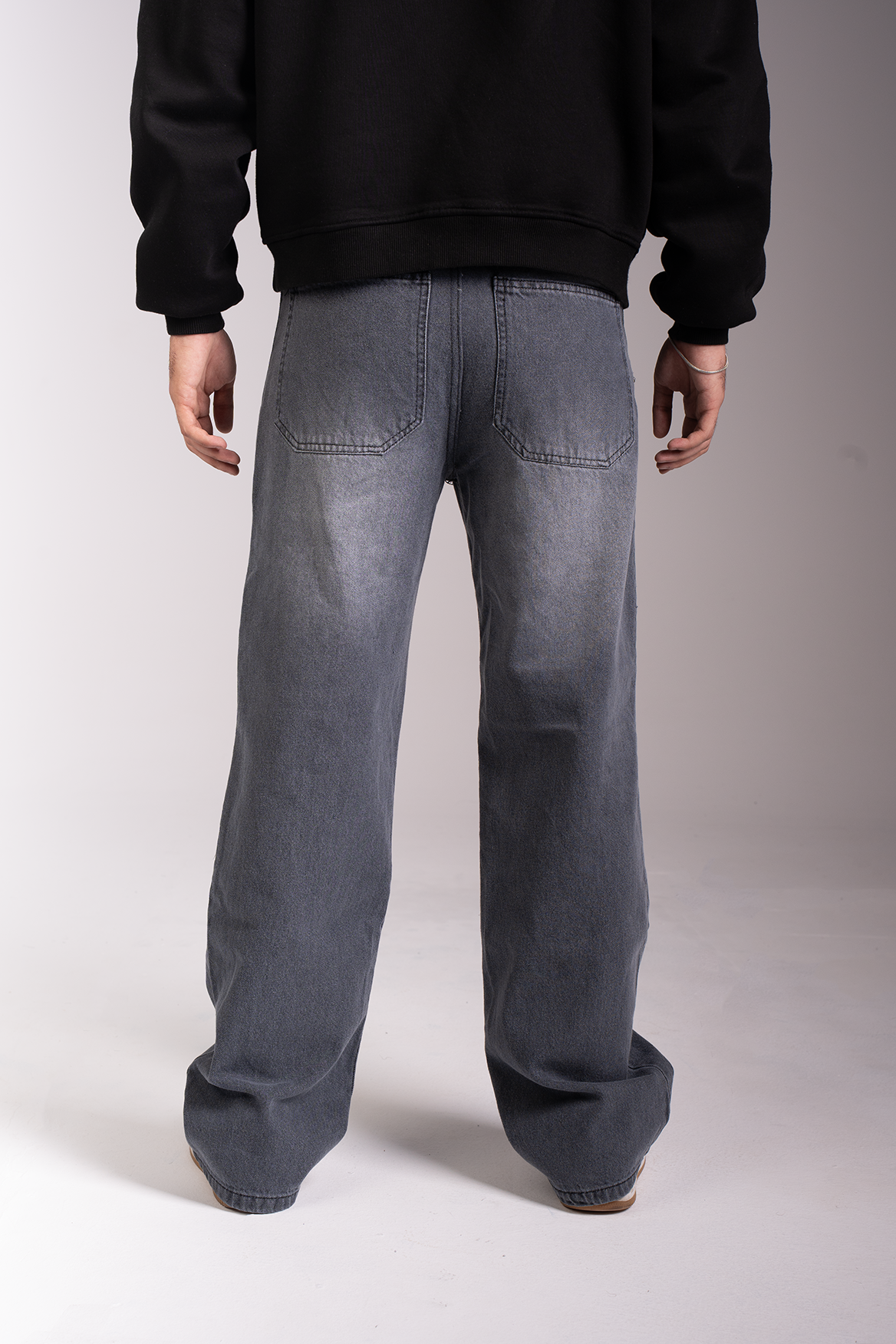 Relaxed Fit Jeans, Dark Gray
