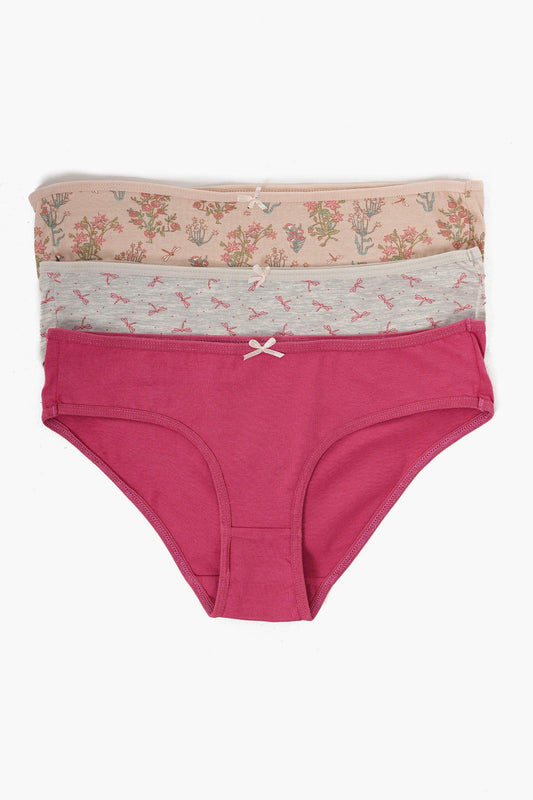 مجموعة من 7 سراويل بيكيني ملونة