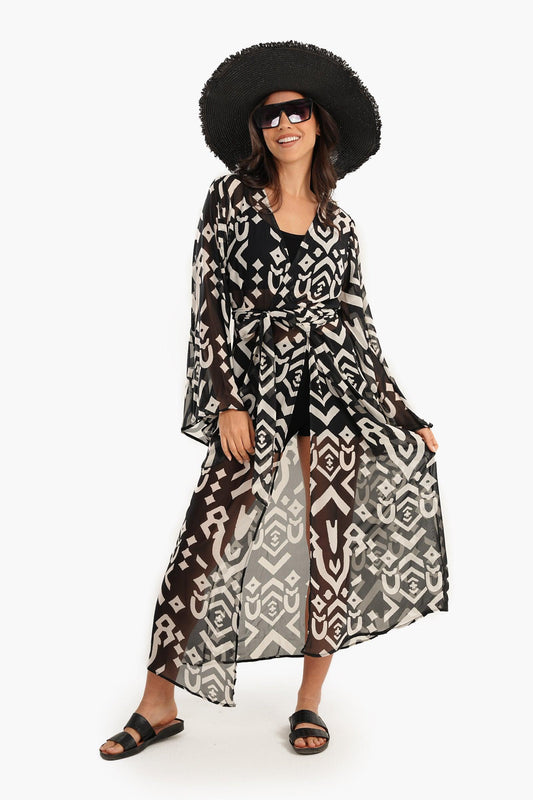 Chiffon Wrapped Dress - Carina - ??’????????ñ??�ÿ??ƒ?ÿ????