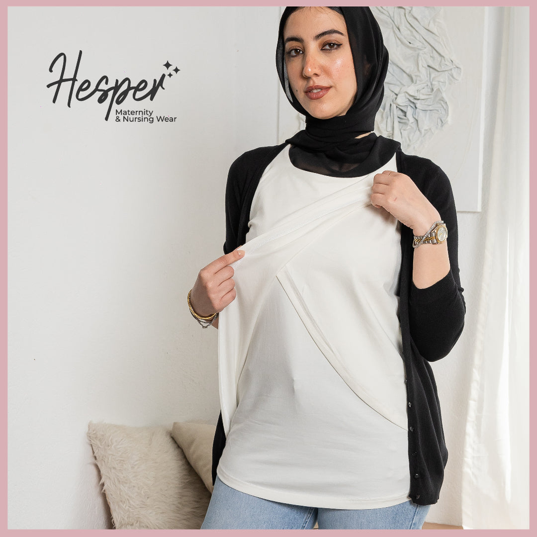 Essential Sleeveless Nursing & Maternity Shirt