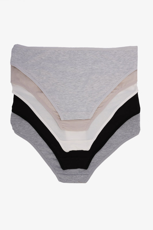 مجموعة من 5 سراويل بيكيني ملونة