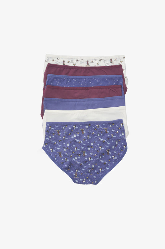 مجموعة من 7 سراويل داخلية للبنات