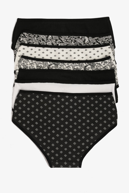 مجموعة من 7 سراويل داخلية ملونة