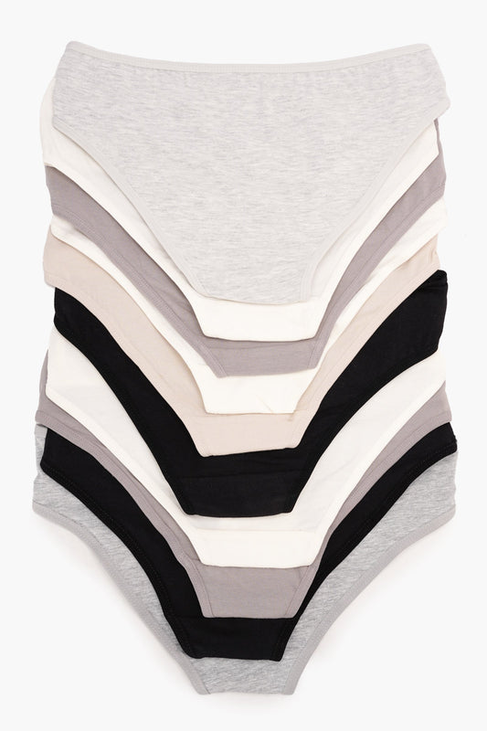 عبوة من 10 سراويل بيكيني ملونة