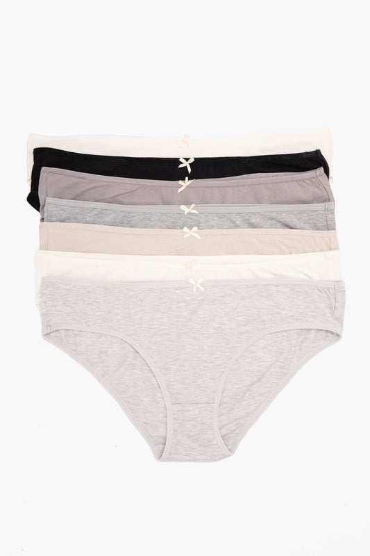 مجموعة من 7 سراويل بيكيني ملونة