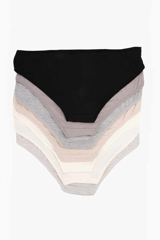 مجموعة من 7 سراويل بيكيني ملونة