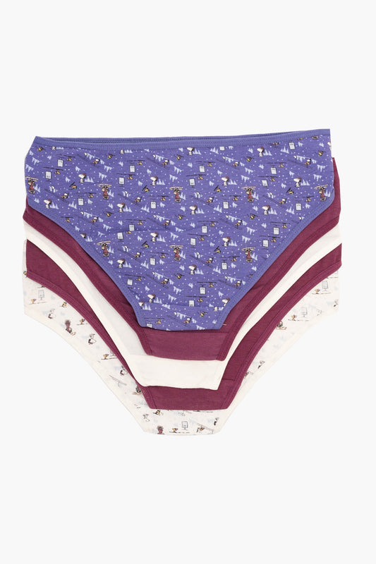 مجموعة من 5 سراويل بيكيني ملونة