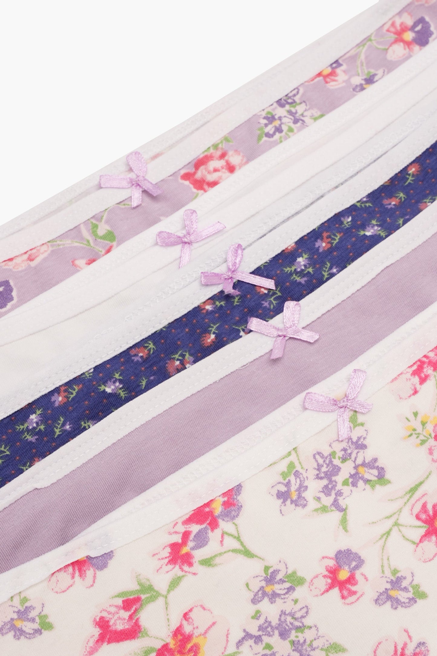 Pack of 5 Girly Brief Panties