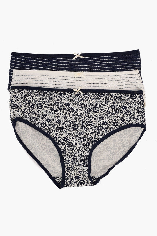 مجموعة من 3 سراويل داخلية للبنات