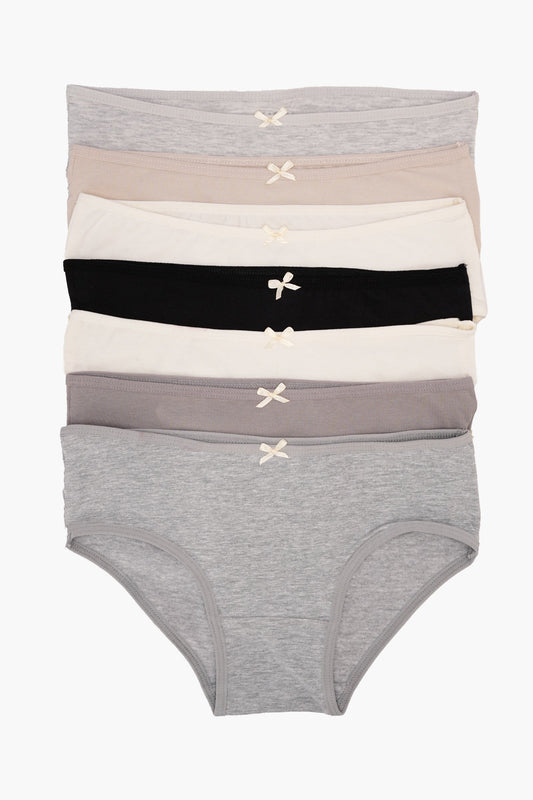 مجموعة من 7 سراويل داخلية ملونة