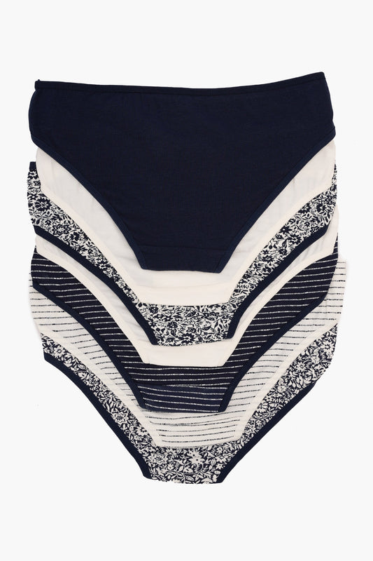 مجموعة من 7 سراويل بيكيني ملونة