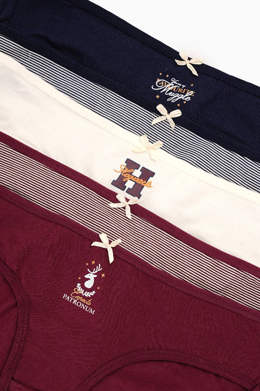 مجموعة من 5 سراويل بيكيني ملونة