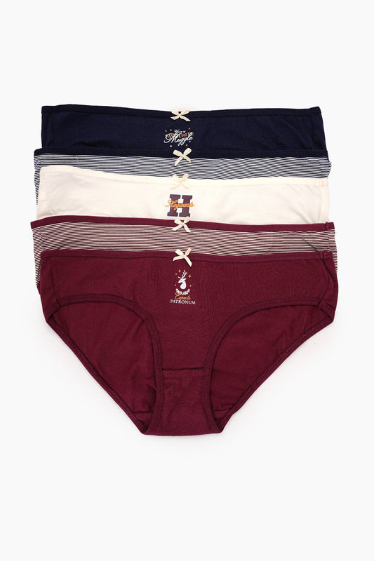 مجموعة من 5 سراويل بيكيني ملونة