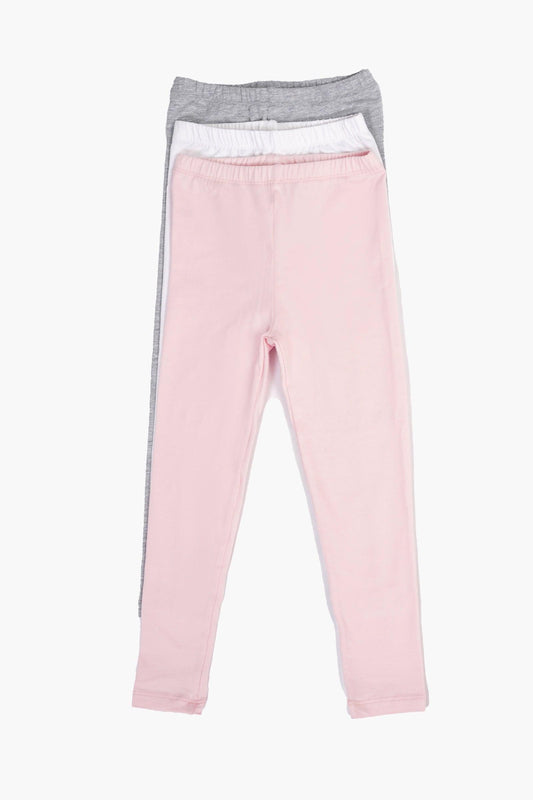 مجموعة من 3 سراويل طويلة للبنات