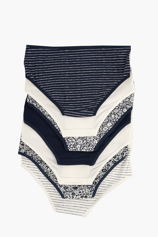 مجموعة من 7 سراويل داخلية ملونة