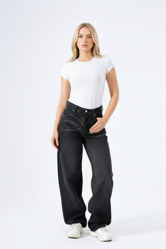 Dark Smoky Baggy Denim