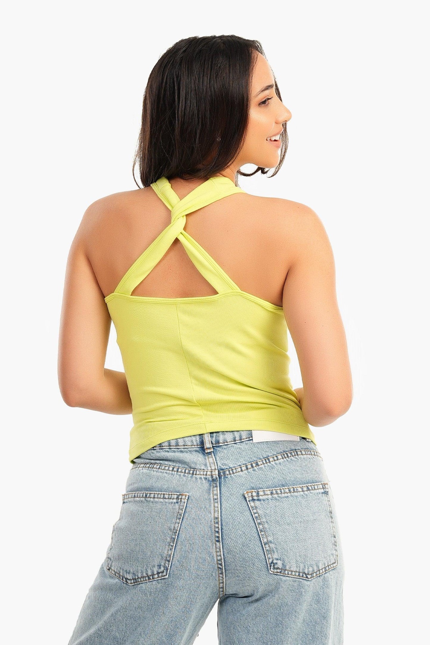 Cut-out High Neck Top - Carina - ??’????????ñ??�ÿ??ƒ?ÿ????