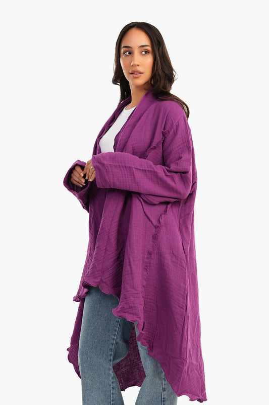 كارديجان صيفي بحاشية مكشكشة