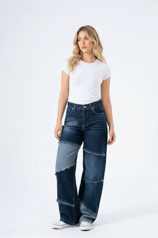 Blue Remix Baggy Denim