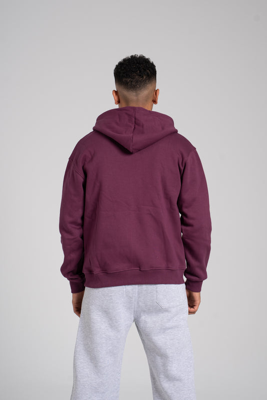Zipper Melton Hoodie - هودي ميلتون بسحاب